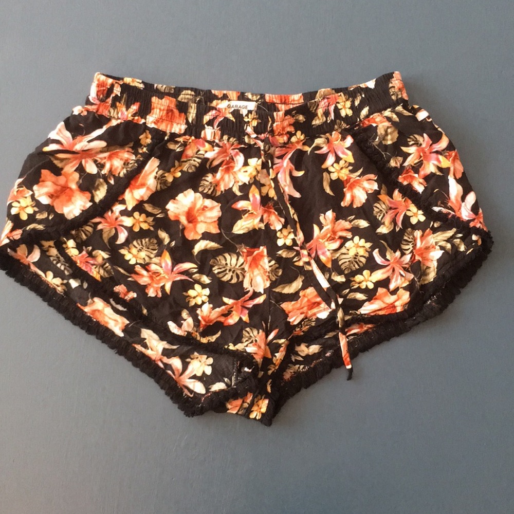 Floral print Garage shorts
